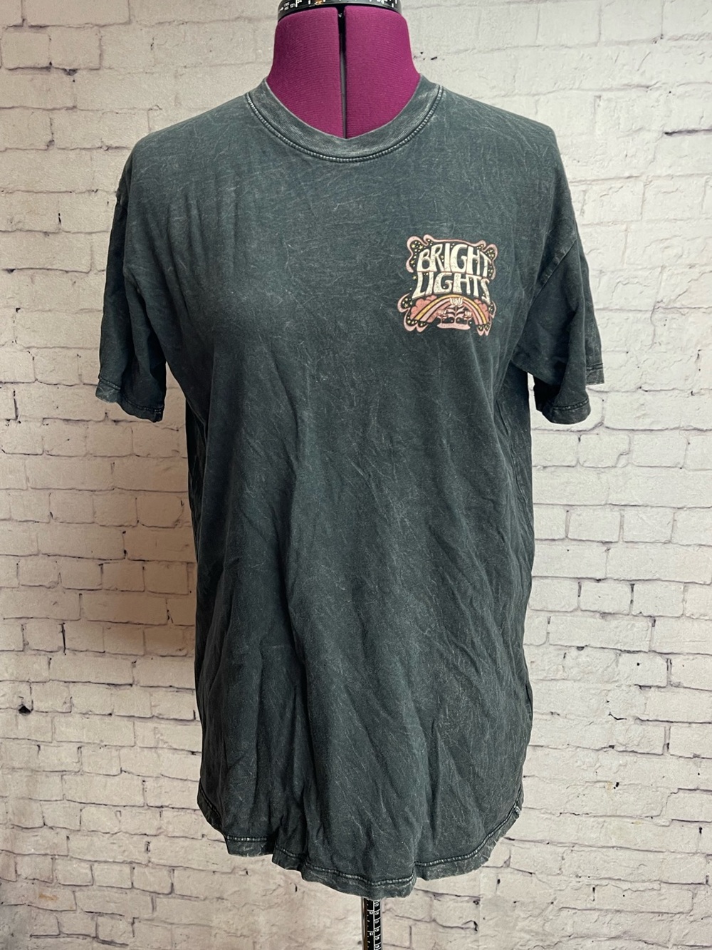 Hollister size XS dark gray distressed short sleeve tshirt